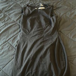 Sleeveless black dress